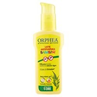 Orphea Latte Antipuntura Bambini, Protegge da Zanzare, Tafani, Pappataci e Altri Insetti, Senza Ammoniaca e Alcohol, con Estratti Naturali