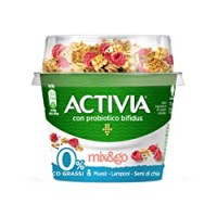Activia Mix&Go 1X150 0% Muesli, Lampone, Semi di Chia