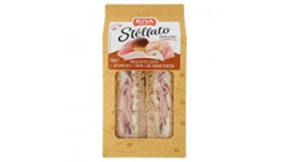 Riva Stellato Tramezzino Prosciutto Cotto Affumicato e Crema con