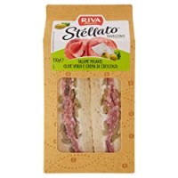 Riva Stellato - Tramezzino Salame Milano, Olive Verdi e Crema di Crescenza
