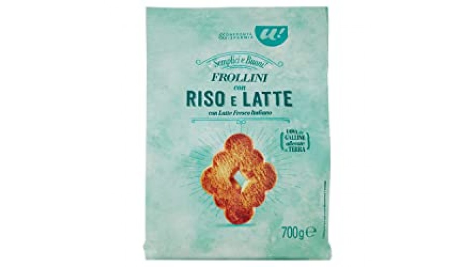 Frollini Riso e Latte Fresco Italiano U! Confronta e Risparmia
