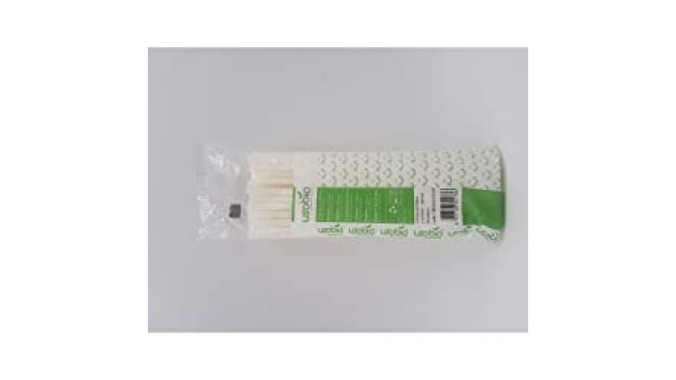 50 CANNUCCE BIANCHE ECOBIO COMPOSTABILI