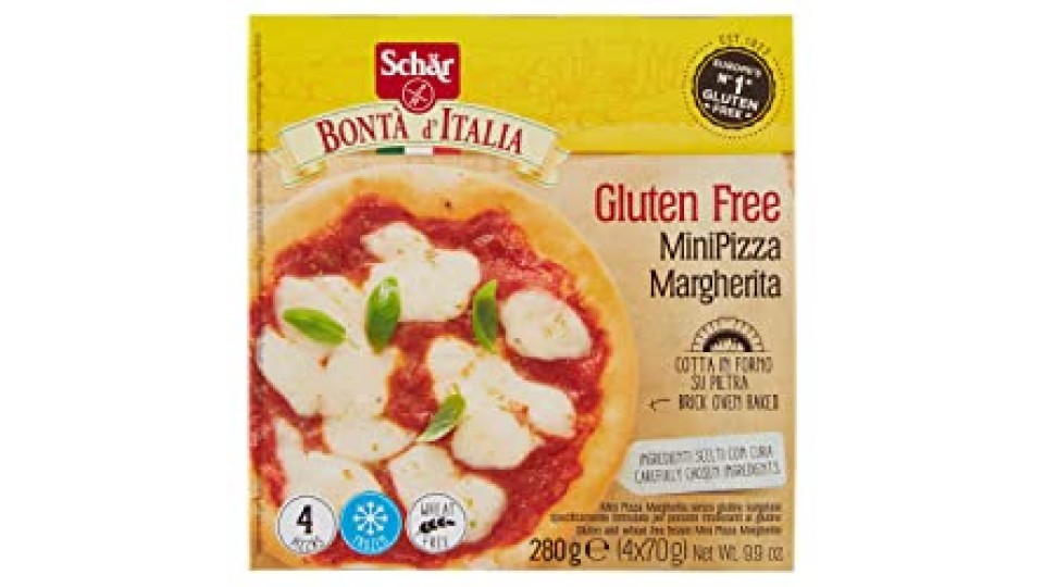Dr Schar 4 MINI PIZZA GLUTEN FREE