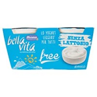 Bella Vita Free Bianco - 2 Pezzzi da 125 g, Totale: