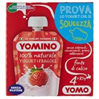Yomino 100% Naturale yogurt e fragole
