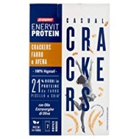 Enervit - Protein 100% Vegetali Casual Crackers Crackers Farro e Avena
