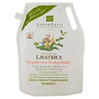 Green Oasis - Detersivo Liquido Lavatrice 42 Lavaggi Busta Biodegradabile - 1,5 l