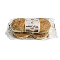 Il Viaggiator Goloso - 4 Panini per Hamburger Maxi con Semi di Sesamo