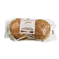 Il Viaggiator Goloso - 4 Panini per Hamburger con Semi di Sesamo