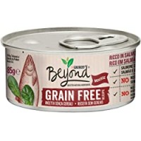 Purina Beyond Umido Gatto Grain Free Ricco in Salmone con Spinaci, Confezione da