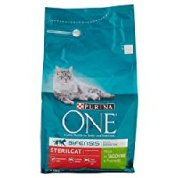 Purina One Bifensis Crocchette per il Gatto Sterilizzato, Ricco in Tacchino e Frumento, Pacco da 6 (6 x 1.5 kg)