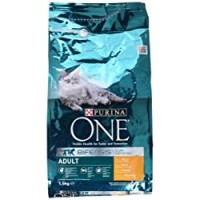 Purina One Bifensis Crocchette peri il Gatto Adulto, Ricco in Pollo e Cereali Integrali, 1.5 kg