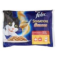 Felix Sensations Tacchino e Manzo in Salsa 4x100g