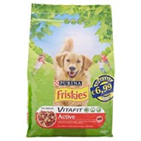 Friskies Vitafit Active Crocchette per il Cane, con Manzo