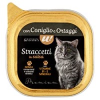 UNES Vaschetta Gatto Straccetti in Salsa con Coniglio e Ortaggi U! Confronta e Risparmia