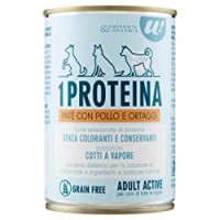 UNES 1 Proteina Patè con Pollo e Ortaggi per Cani di Tutte Le Taglie U! Confronta e Risparmia
