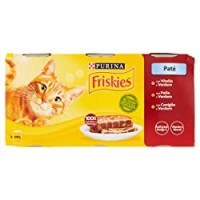 Purina Friskies Umido Gatto Patè Coniglio e Verdure, Vitello e Verdure, Pollo e Verdure, 3 Lattine da 400 g Ciascuna, Confezione da