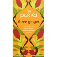 Pukka Three Ginger Infuso Zenzero, Galangal, Liquirizia e Curcuma