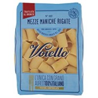 Voiello Pasta Mezze Maniche Rigate N.122, Pasta Corta di Semola Grano Aureo 100%