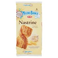 Mulino Bianco Merendine Nastrine Senza Ripieno, Snack Dolce per la Merenda