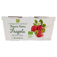 Viaggiator Goloso Yogurt Intero Fragola Il Biologico