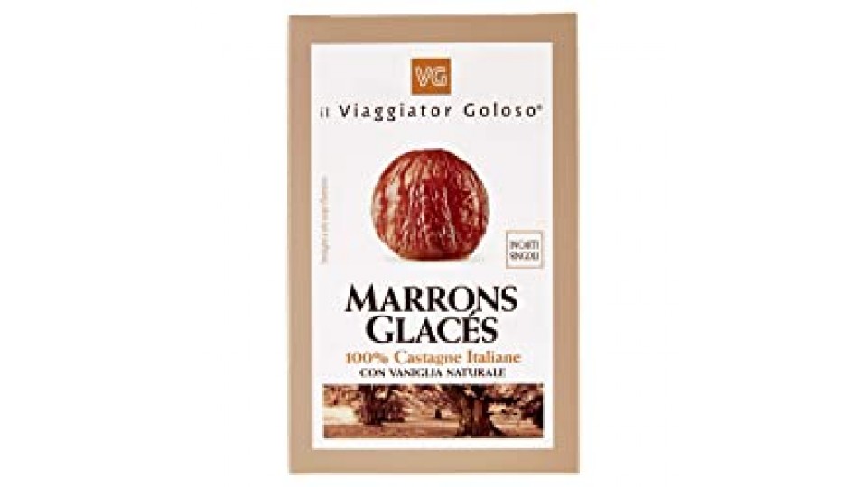 Marron Glacees incartati singolarmente il Viaggiator Goloso
