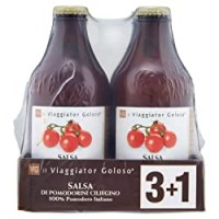 Salsa di Pomodorini Ciliegino 3+1 330 Gr Cad. Il Viaggiator Goloso