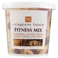 Viaggiator Goloso Fitness Mix Mandorle, Ananas, Papaya, Mirtilli Rossi, Anacardi