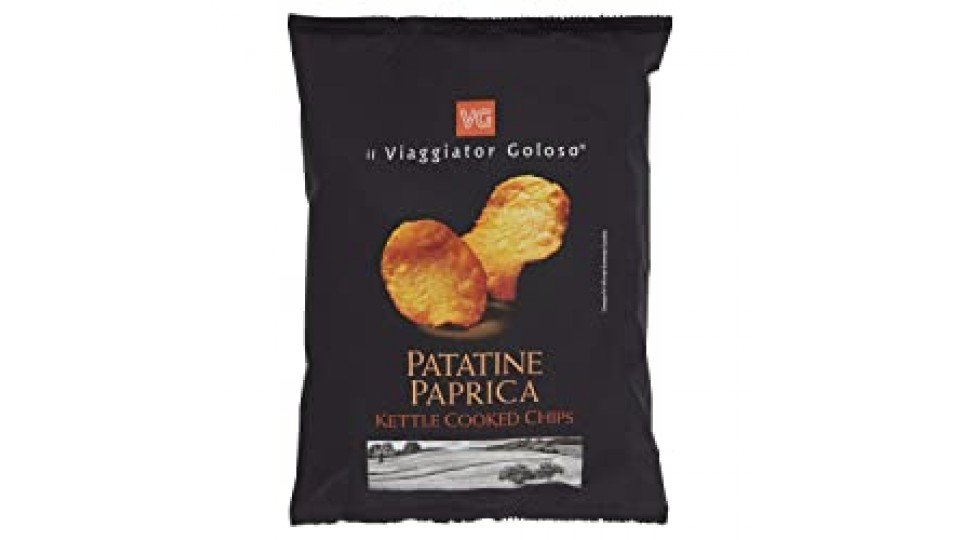 PATATINE PAPRICA Kettle Cooked Chips il Viaggiator Goloso