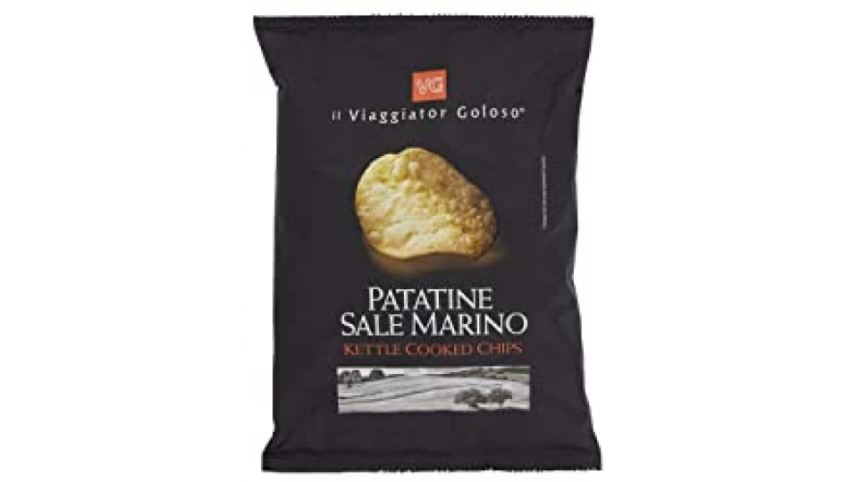PATATINE SALE MARINO Kettle Cooked Chips il Viaggiator Goloso