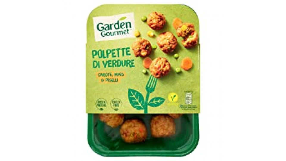 GARDEN GOURMET Polpette di verdure con carote mais e piselli