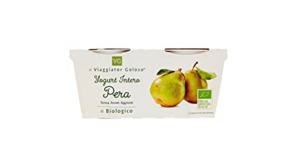 Il Viaggiator Goloso Biologico - 2 Yogurt Intero Pera Bio