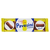 Pavesi Pavesini Biscotto Leggero al Gusto Cacao per Colazione o Gustoso Break, Confezione da