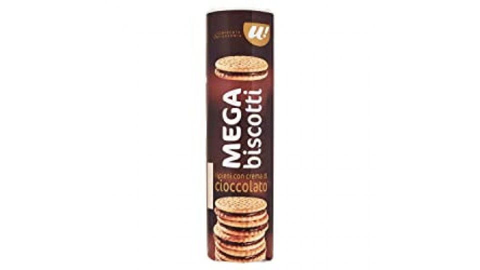 U! Confronta&Risparmia - Mega Biscotti Ripieni Con Crema Di Cioccolato