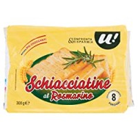 U! Confronta&Risparmia - Schiacciatine Al Rosmarino 8 Porzioni 