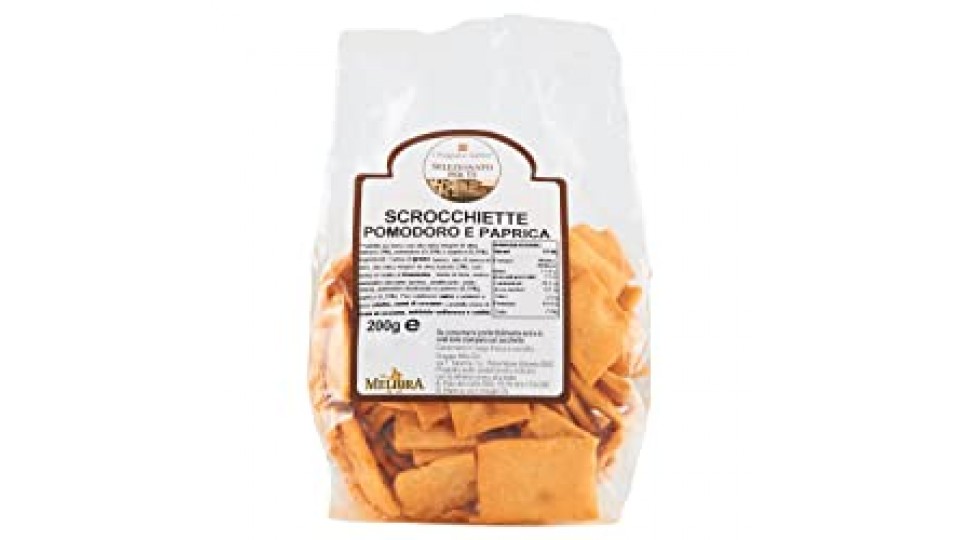 Il Viaggiator Goloso, Sostitutivi del Pane Sfogliette Croccanti al Gusto Pomodoro e Paprica