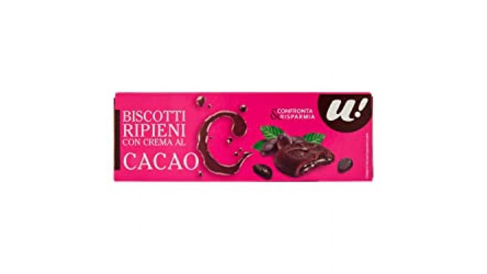 U! Confronta&Risparmia - Biscotti Ripieni Con Crema Al Cacao