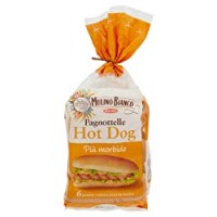 Mulino Bianco Pane Pagnottelle Classiche per Hot Dog, Ideale per la Pausa