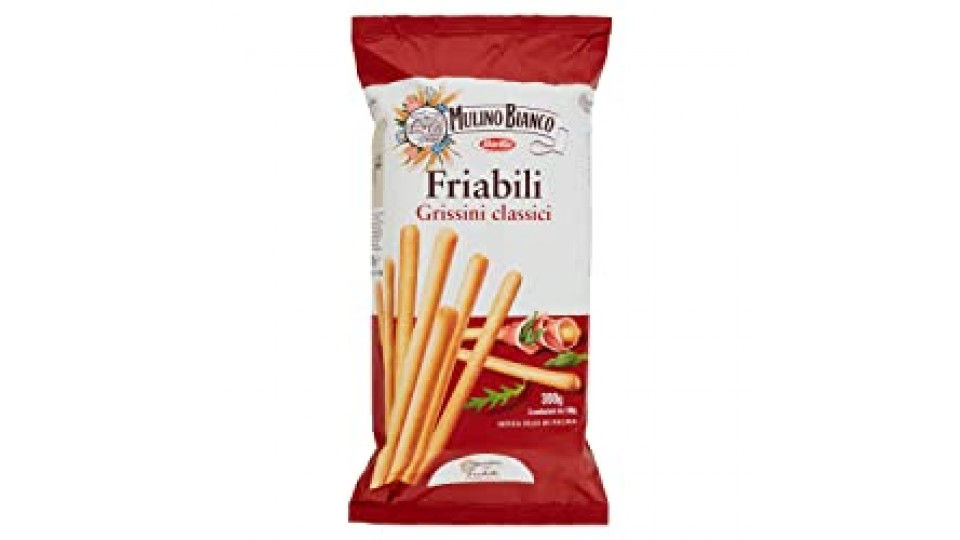 Mulino Bianco Grissini Classici Friabili, Snack Salato per la Merenda-