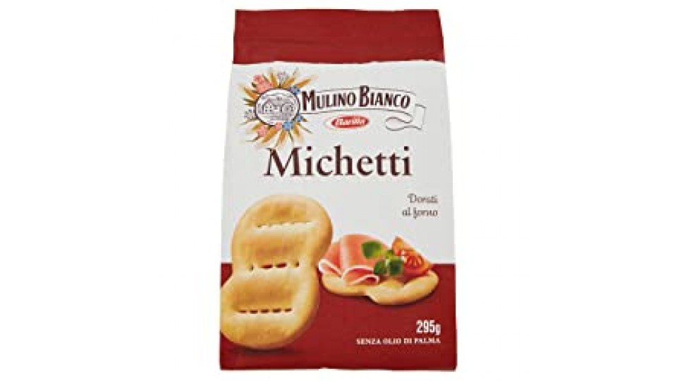 Mulino Bianco Cracker Michetti Dorati al Forno, Snack Salato per la Merenda