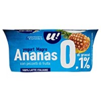 YOGURT MAGRO ANANAS U! Confronta&Risparmia, 2x125g