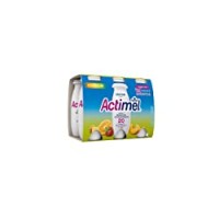 Actimel Frutta, Multifrutti - 6 Bottigliette da 100 g, Totale: