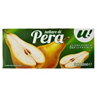 U! Confronta&Risparmia - Nettare Di Pera In Brick , 3X200Ml