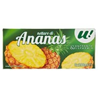 U! Confronta&Risparmia - Nettare Di Ananas In Brick , 3X200Ml