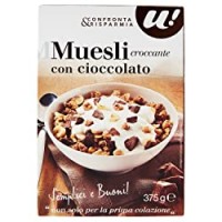 Unes, Cereali Prima Colazione Muesli Croccante con Cioccolato
