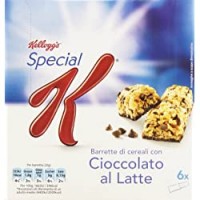 Special K Barrette di Cereali con Cioccolato al latte, 6 barrette da 20g