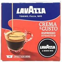 Capsule Lavazza A Modo Mio Espresso Crema e Gusto Intensit 12 monodose di caffe macinato - Confezione da 16