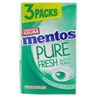 Chewing Gum Fresh Effect Sugar Free Mentos, 3X20G
