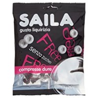 Saila caramelle dure alla liquirizia senza zucchero confezione da 100 gr (1000046974)