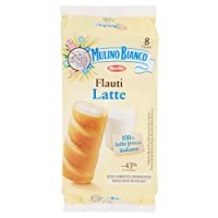 Mulino Bianco Merendine Flauti al Latte, Snack Dolce per la Merenda